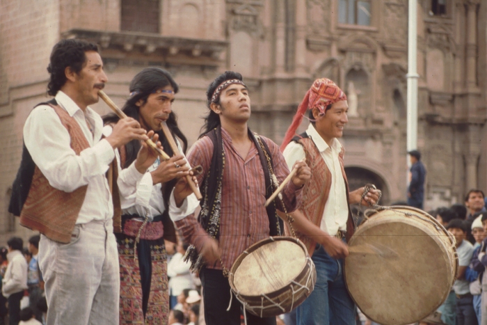 Parade, Cusco, Peru, 27. 8. 1989